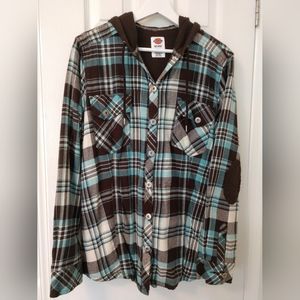 Dickies Work Flannel Hoodie